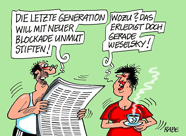 Letzte Generation blockiert