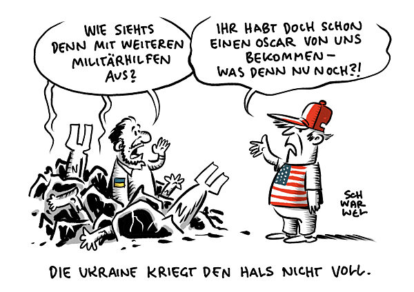 Militaerhilfen fuer Ukraine Oscar fuer Mariupol Dokumentation