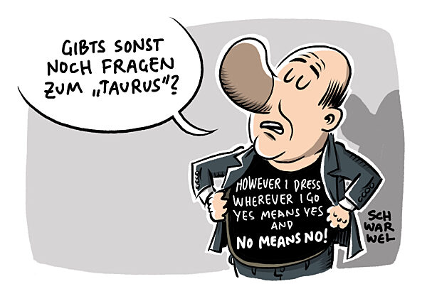 Taurus - Debatte im Bundestag : Scholz bleibt beim Nein