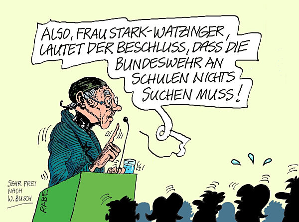 Bundeswehr in Schulklassen