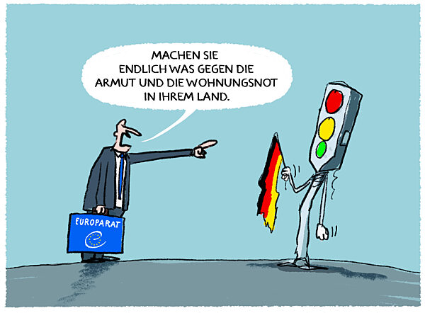 Dringende Ermahnung vom Europarat