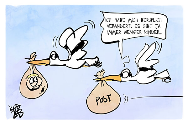 Die Geburtenrate sinkt