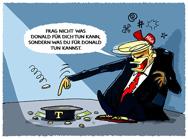Trumps Spendenaufruf