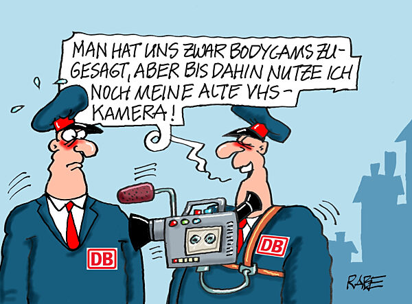 Bodycams bei der Bahn