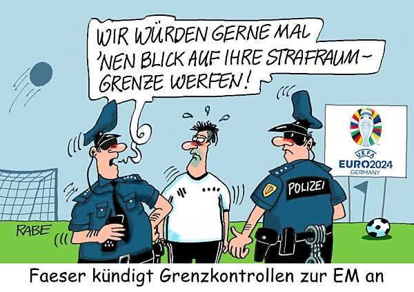 Grenzkontrolle zur EM
