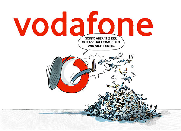 Vodafone-Entlassungen