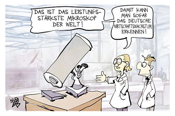 Deutschland erwartet eine Miniwachstum von 01%