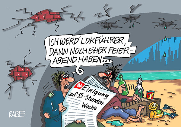 Obdachlos und Lokfuehrer