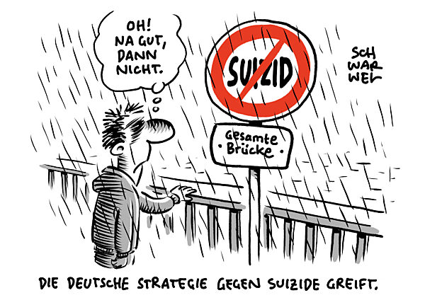 Zugangsbeschraenkung bestimmter Orte soll Zahl der Suizide senken