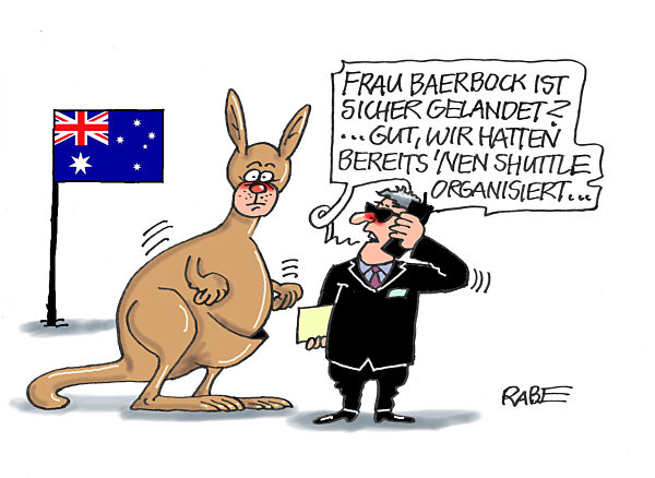 Baerbock in Australien