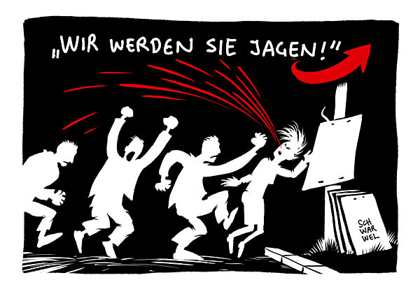 Wahlkampf : Gewaltattacken auf Giffey und Gruenen Wahlkaempferin
