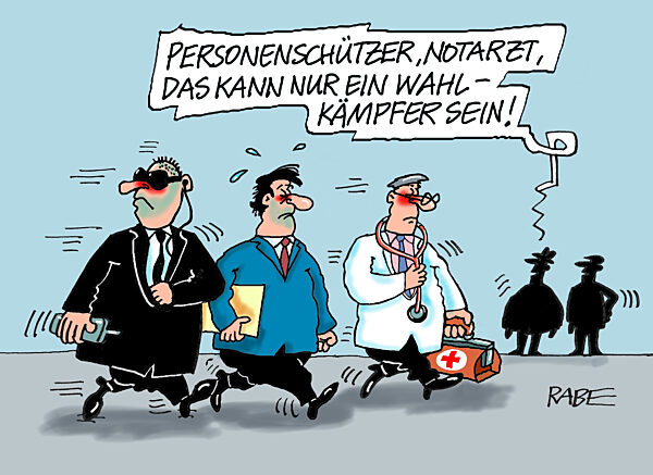 Personenschutz fuer Wahlkaempfer
