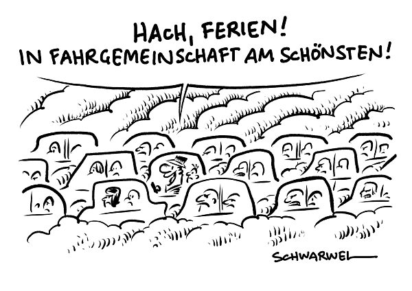 ADAC warnt : Stau auf vielen Strecken Pfingstwochenende