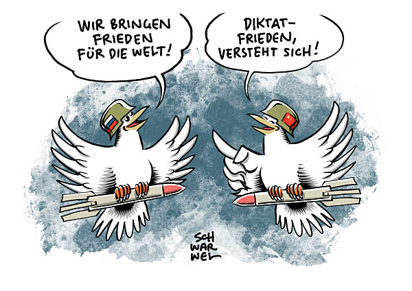 Mit Putins Besuch in China rueckt der Frieden in weite Ferne
