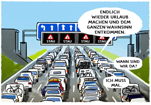 Im Pfingststau-Wochenende