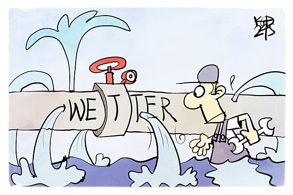 Kampf gegen den Starkregen