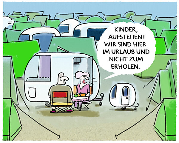 Camping-Urlaub - Serie Camping