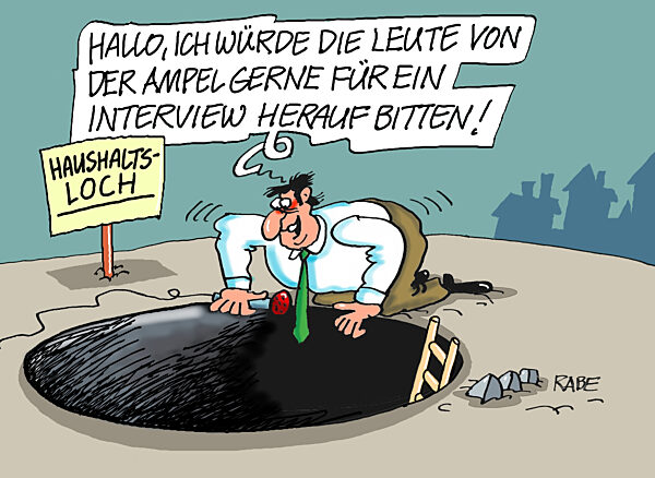 Tief im Haushaltsloch