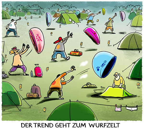 Wurfzelte - Serie Camping