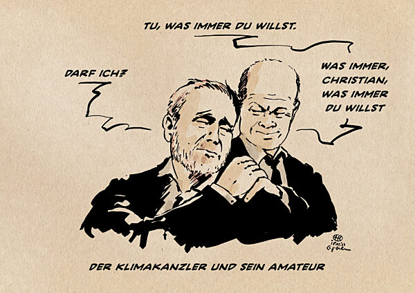 Der Klimakanzler und sein Amateur