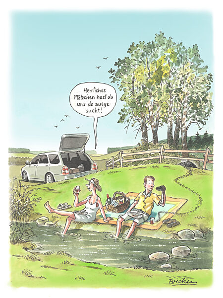 Picknick-Freuden nicht fuer jedermann