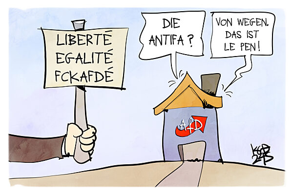 Le Pen distanziert sich von der AfD