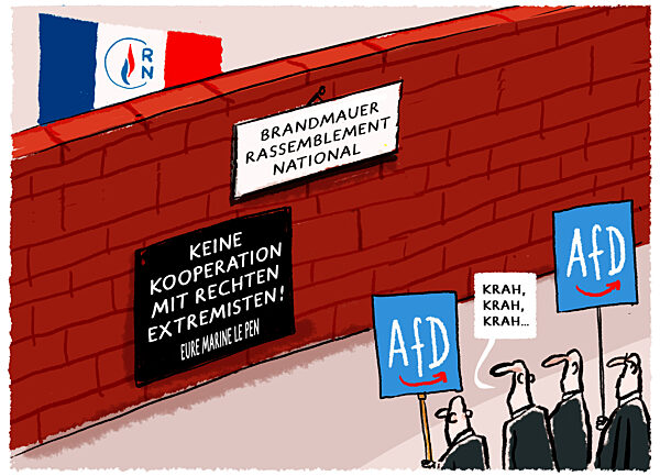 Frankreichs Rechtspopulisten kuendigen die Zusammenarbeit mit AfD