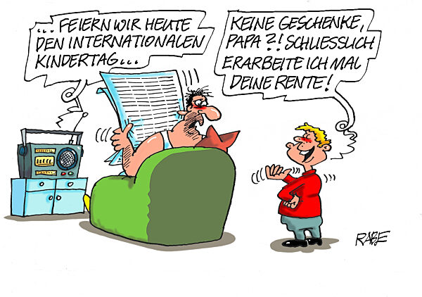 Kindertag und Rente