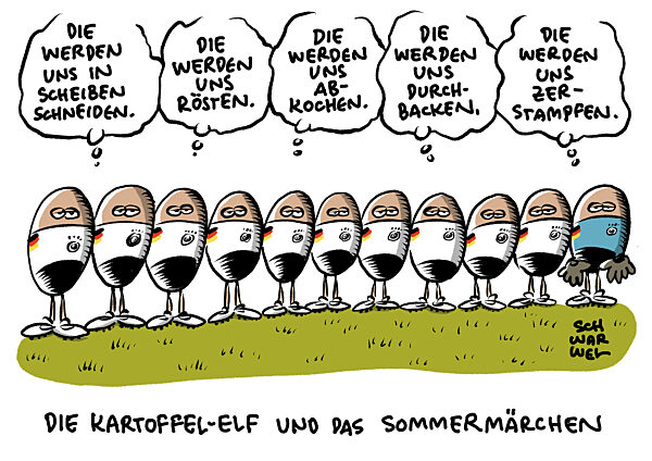 ARD-Umfrage und Rassismus: Jeder Fuenfte fuer mehr weisse Spieler in der DF