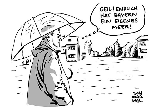 Unwetter in Deutschland: Rund 3.000 Menschen in Bayern evakuiert