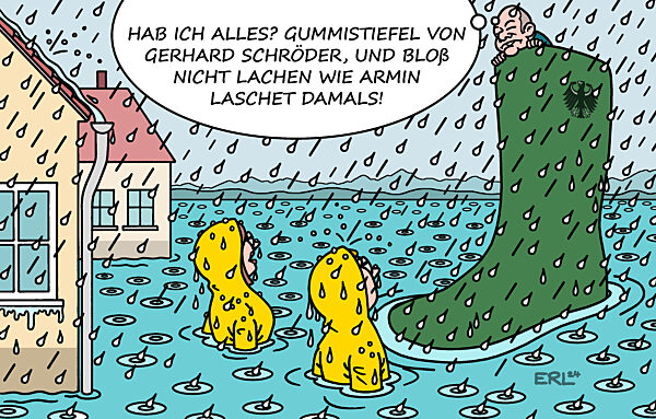 Gummistiefel-Kanzler