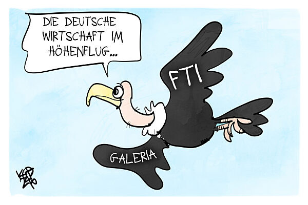 Die deutsche Wirtschaft im Hoehenflug