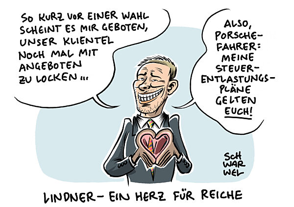 Lindner will Milliarden-Steuerentlastung durchsetzen