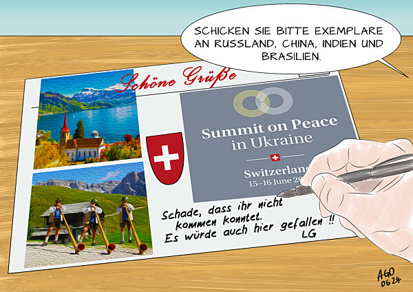 Friedenskonferenz in der Schweiz