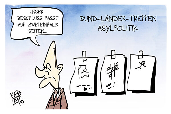 Die Beschluesse des Bund-Laender-Treffens zur Asylpolitik