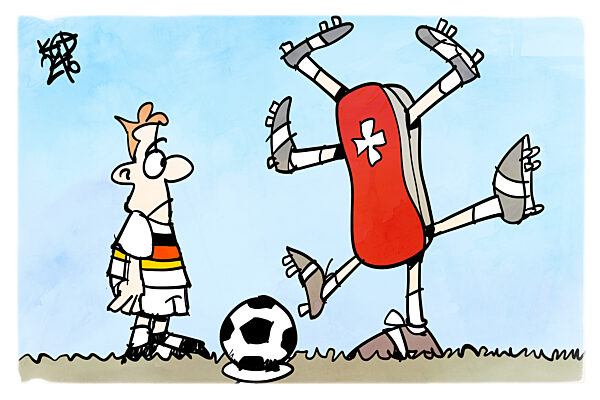 Deutschland vor dem Gruppenspiel gegen die Schweiz