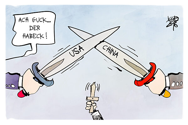 Habeck greift in den Handelsstreit ein