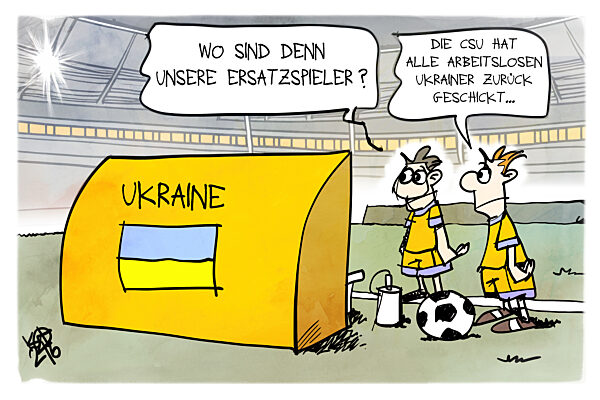 Die CSU will arbeitslose Ukrainer zurueckschicken