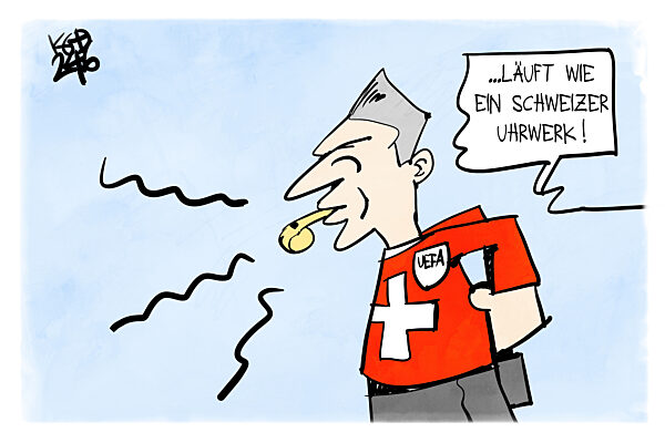 Ein Schiedsrichter wie ein Schweizer Uhrwerk