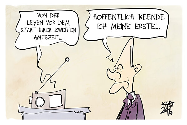 Von der Leyen vor ihrer zweiten Amtszeit