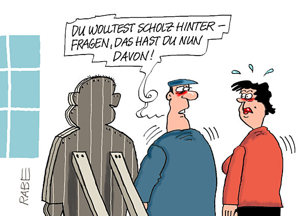 Hinterfragung Scholz