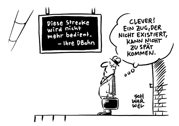 Bald weniger Fernzuege der Deutschen Bahn ?