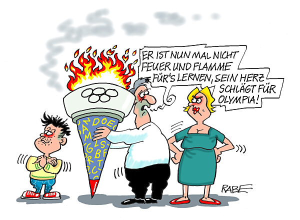 Feuer und Flamme fuer Olympia