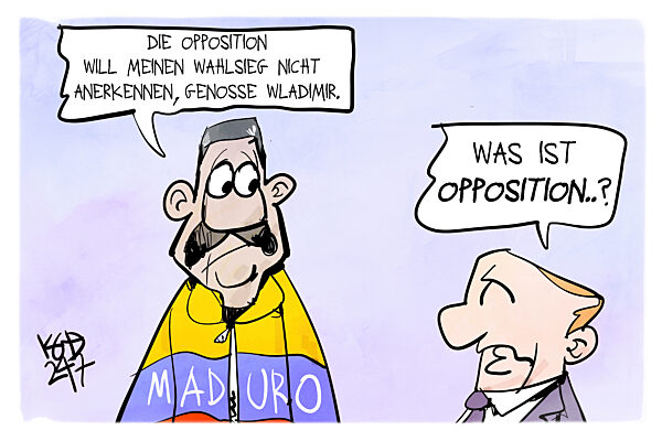 Maduro wird zum Sieger der Praesidentschaftswahl erklaert