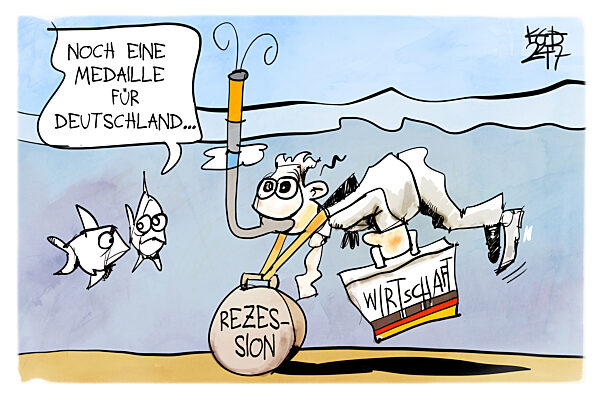 Die Deutsche Wirtschaft schrumpft