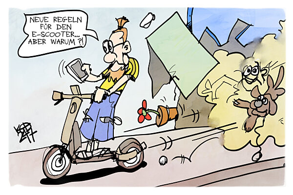 Neue Regeln fuer E-Scootern