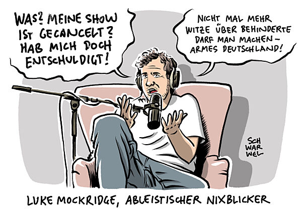Nach Haeme ueber Para-Sportler : Sat.1 setzt Mockridge-Show ab