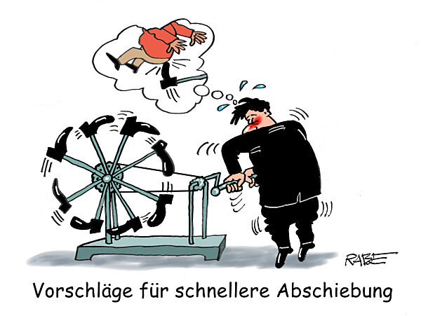 Abschiebemaschine