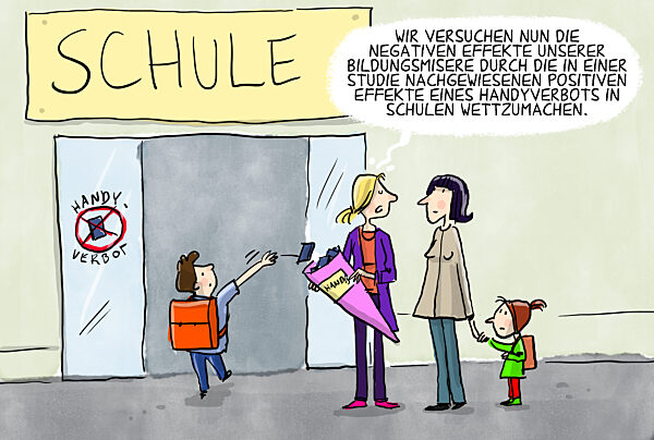 Studie zu Handyverbot in Schulen