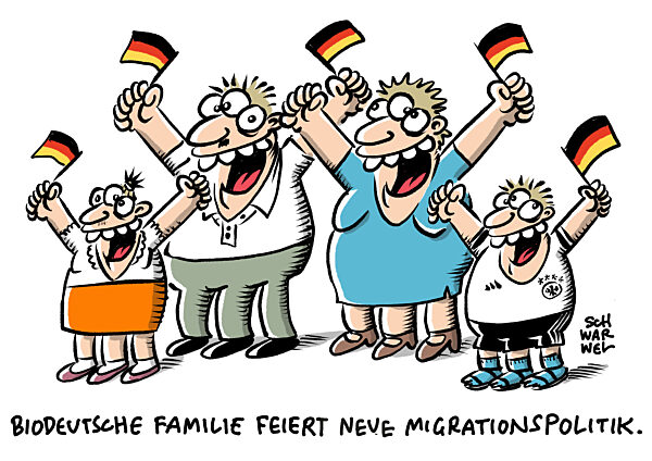 Migrationsdebatte im Bundestag : Schneller schaerfer haerter